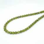 4A Kalite Zebercet (Peridot) Doğal Taş Dizi (7-8mm) - Görsel 4