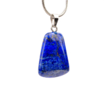 Lapis Lazuli Doğal Taş Metal Kolye - Görsel 2