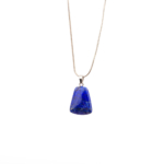 Lapis Lazuli Doğal Taş Metal Kolye