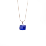 Lapis Lazuli Doğal Taş Metal Kolye