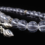 Orijinal Kristal Kuvars Doğal Taş 33 Metal Tesbih (8mm) - Görsel 6