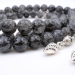 Orijinal Rutil Kuvars Doğal Taş 99 Metal Tesbih (8mm) - Görsel 3