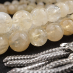Orijinal Sitrin Doğal Taş 99 Metal Tesbih (8mm) - Görsel 6