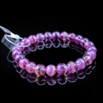 5A Kalite Özel Orijinal Rainbow Florit Doğal Taş Bileklik (8-9mm) - Görsel 4