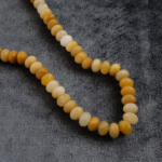 toptan doğal taş dizi kalsit 12x8mm rondel kesim profesyonel dizim için doğal taş