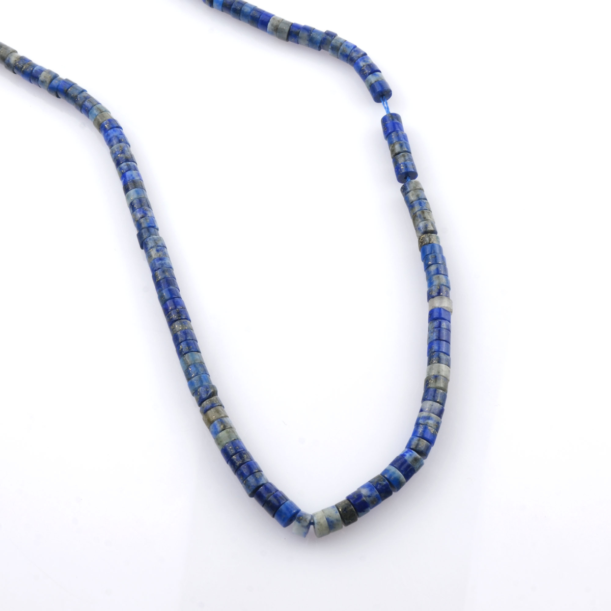 toptan doğal taş dizi lapis lazuli 4x2mm rondel kesim profesyonel dizim için doğal taş