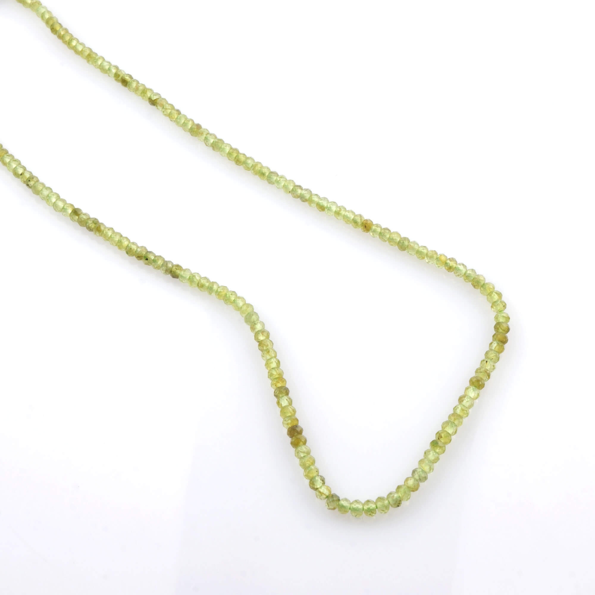 toptan doğal taş dizi zebercet peridot 2x3mm rondel kesim profesyonel dizim için doğal taş