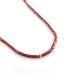 toptan doğal taş dizi kırmızı jasper 5x8mm silindir kesim profesyonel dizim için doğal taş