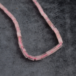 toptan doğal taş dizi pembe kuvars 12x8mm silindir kesim profesyonel dizim için doğal taş