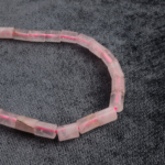 toptan doğal taş dizi pembe kuvars 12x8mm silindir kesim profesyonel dizim için doğal taş