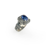Tanzanit Doğal Taş Gümüş Erkek Yüzük (2,5ct) - Görsel 2
