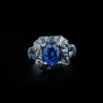 Tanzanit Doğal Taş Gümüş Erkek Yüzük (2,5ct) - Görsel 5