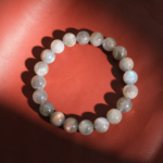 Pulsera de diseño adornada con cuentas de 9-10mm de gema de labradorita natural original calidad 5A+.
