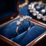 Sertifikalı Orijinal Moissanite (Mozanite) (Laboruvar İşlemli) Taşlı 925 Ayar Gümüş Tasarım Kadın Yüzük