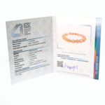 Sertifikalı 10A+ VIP Kalite Altın Rutil Kuvars (Golden Healer) Taşı Bileklik (10,22-10,28mm)