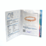 Sertifikalı 10A+ VIP Kalite Altın Rutil Kuvars (Golden Healer) Taşı Bileklik (10,23-10,28mm)