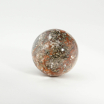 Orijinal 5,6-6 cm pirit mineral oluşumlu berrak garden kuvars doğal taş küre.