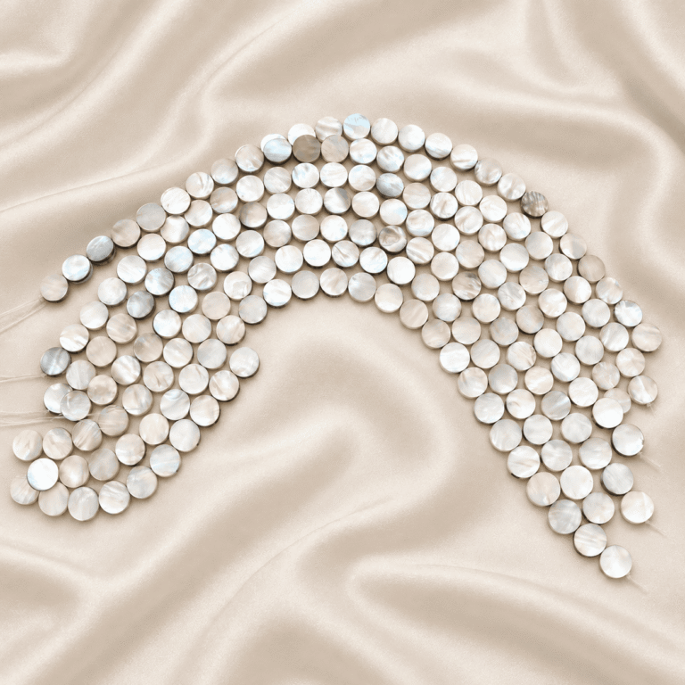 15 mm para form Okyanus Sedef dizi boncuk