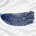 Amorf rondel Lapis Lazuli doğal taş dizi boncuk