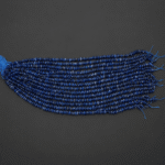 Amorf Rondel Lapis Lazuli Doğal Taş Dizi Boncuk - Görsel 2