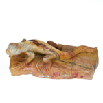 An authentic natural hand-carved picture jasper gemstone iguana lizard sculpture 12.15kg.