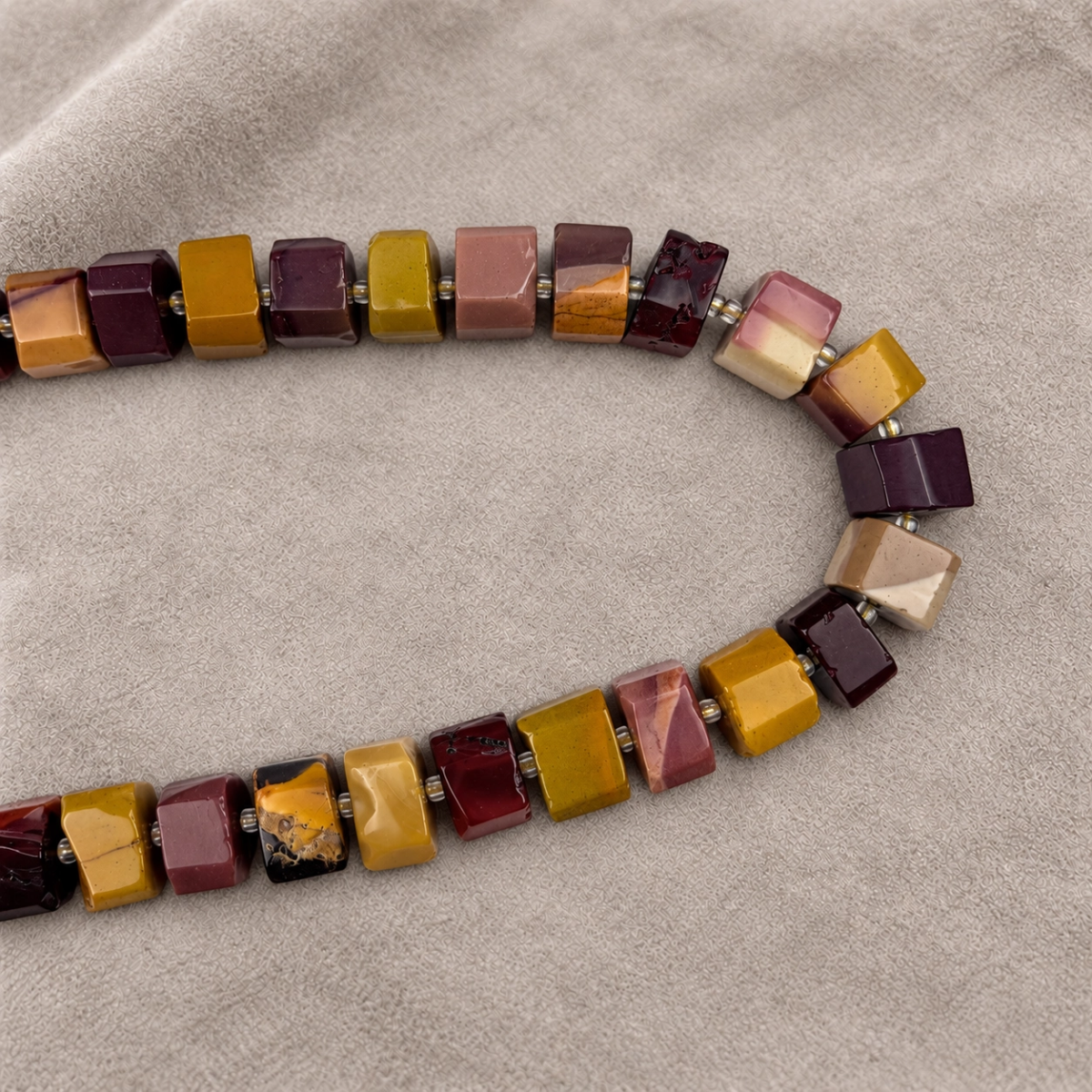 12X10MM SİLİNDİR MOKAİD JASPER Dizi, görsel 2