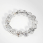 Yüksek berraklıkta iri habbeli orijinal doğal Herkimer elması (Herkimer Diamond) unisex bilekliği (14-15mm) Konya Doğal Taş Evi'nde keşfedin