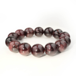 Orijinal Garnet (Lal) Doğal Taş Bileklik (13-14mm) - Görsel 2