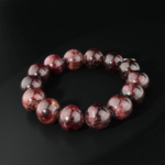 Orijinal Garnet (Lal) Doğal Taş Bileklik (13-14mm) - Görsel 5