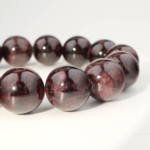 Orijinal Garnet (Lal) Doğal Taş Bileklik (13-14mm) - Görsel 6